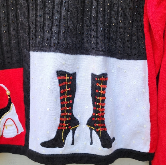 Berek Fab Fashion Beaded Cable Knit Sweater - Picture 4 of 9